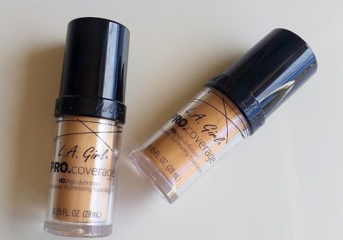 TESTED – L.A. Girl Pro Coverage HD High Definition Long Wear Illuminating Foundation