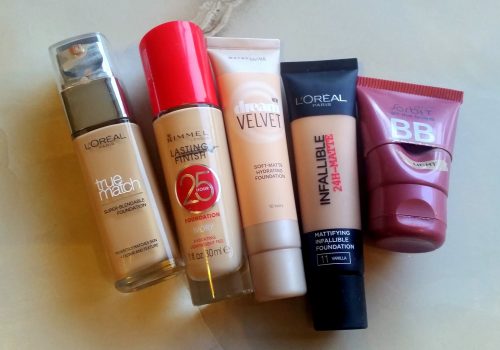 TOP 5 TUESDAY – Drugstore foundations