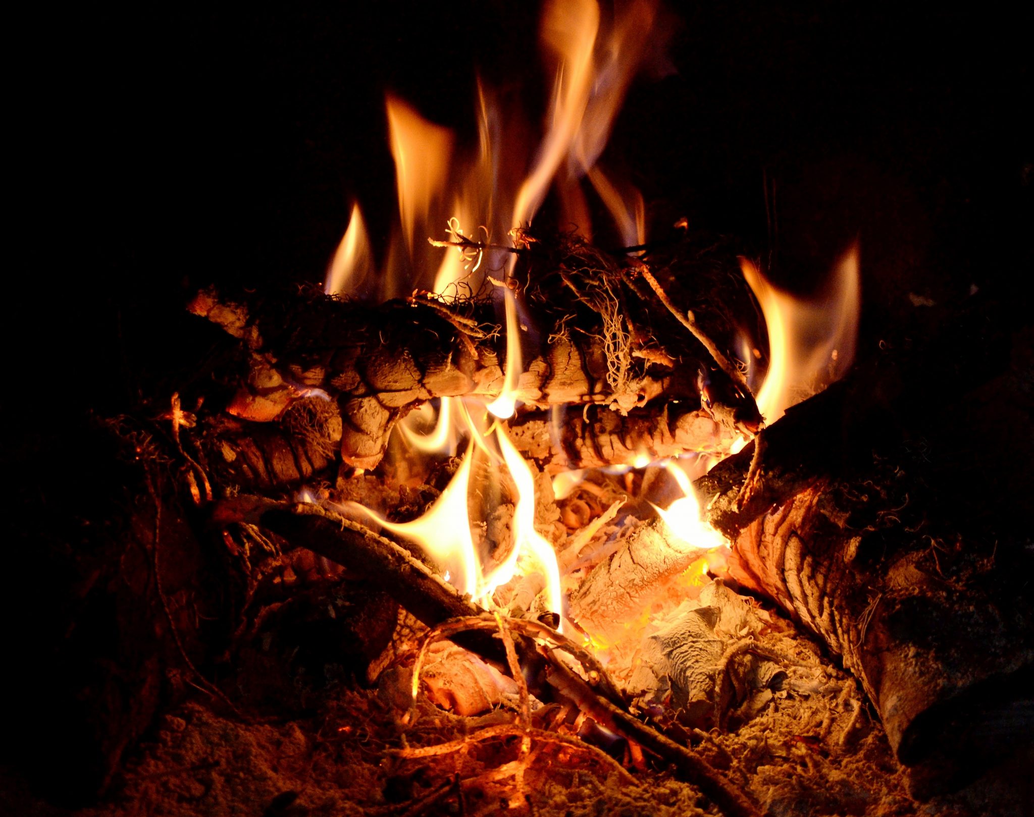 Canva Fire Fireplace Bonfire Home