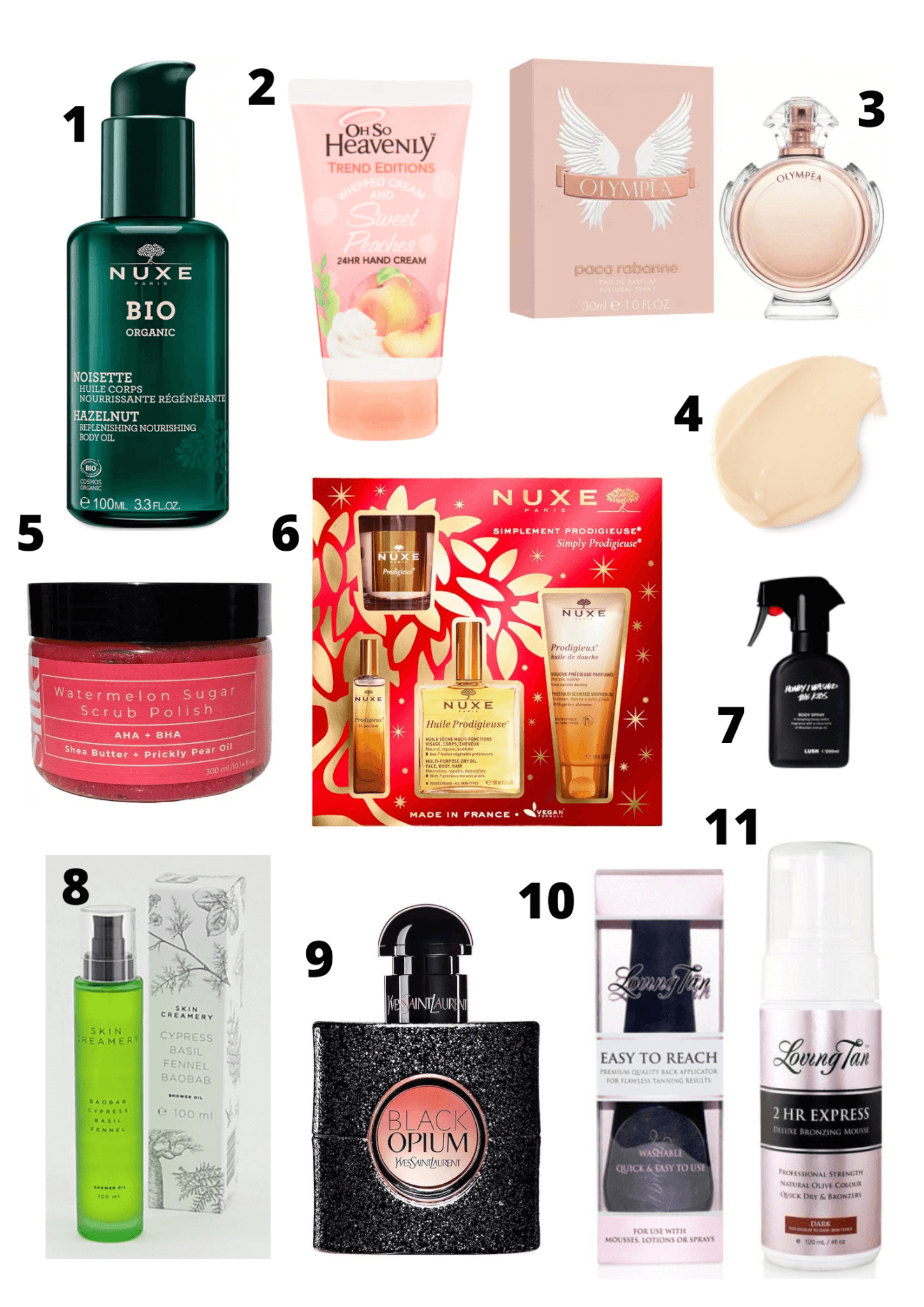 BODYCARE WISHLIST